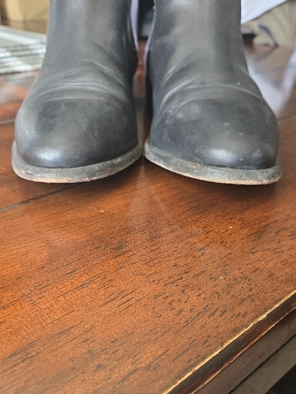 COACH womans Black Leather Chelsea Boots. Sz 10M. - Picture 6 of 11